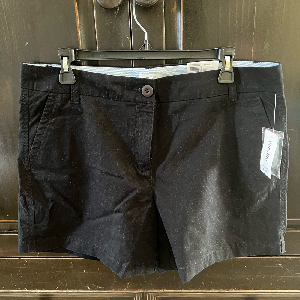 Crown & Ivy Black Bermuda Shorts Casual Wear